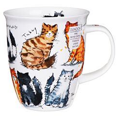 Messy Cats Nevis shape Mug 