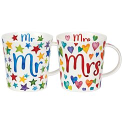Mr and Mrs Lomond Set of 2 Mugs