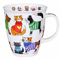 Knitwits Cat Nevis Shape Mug