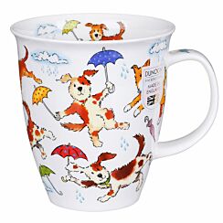 Raining Dogs Nevis Shape Mug