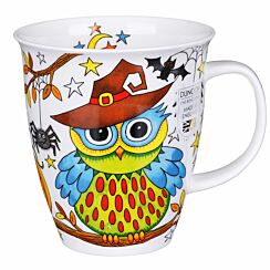 Spooky Wooky Owl Nevis Shape Mug