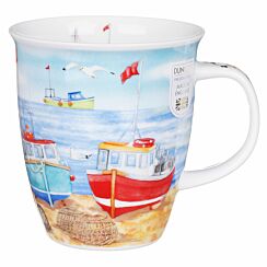 Water’s Edge Fish Boat Nevis Shape Mug