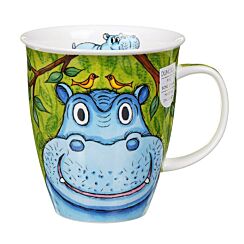 Go Wild Hippo Nevis Shape Mug