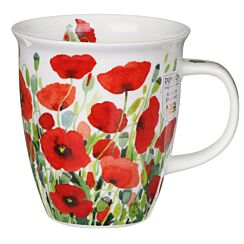 Meadow Poppy Nevis Shape Mug