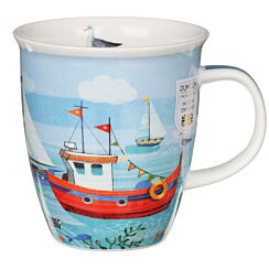 Shoreline Fishing Boat Nevis Shape Mug