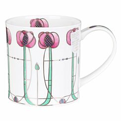 Argyle Pink Orkney Shape Mug