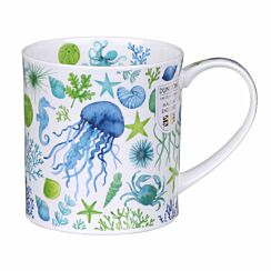 Beneath The Waves Jellyfish Orkney Shape Mug