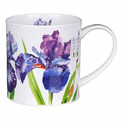 Floral Blooms Iris Orkney Shape Mug