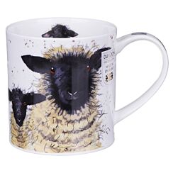 Shaggy Sheep Suffolk Orkney Shape Mug