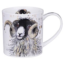 Shaggy Sheep Swaledale Orkney Shape Mug