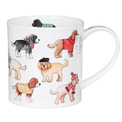 Dashing Dogs Cockapoo Orkney Shape Mug