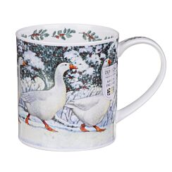 Festive Birds Goose Orkney Shape Mug