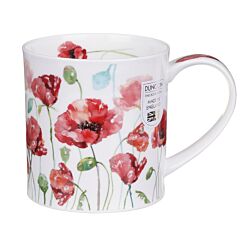 Floral Breeze Poppy Orkney Shape Mug