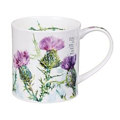 Scottish Thistle Orkney Shape Mug