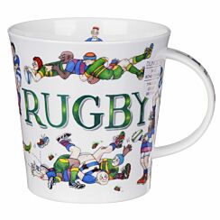Sporting Antics Rugby Cairngorm Shape Mug  