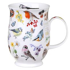 Bird Garden Robin Suffolk Shape Mug