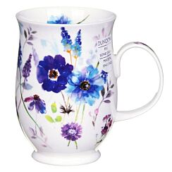 Floral Harmony Blue Suffolk Shape Mug