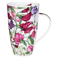 Sweet Peas Henley Shape Mug