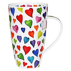 Warm Hearts Henley shape Mug