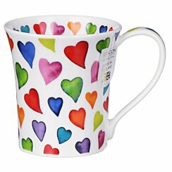 Warm Hearts Jura Shape Mug