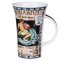 Zodiac Aquarius Glencoe shape Mug