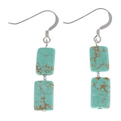 Jade Mosaic Rectangles Earrings