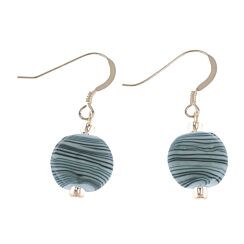 Light Blue Strata Earrings