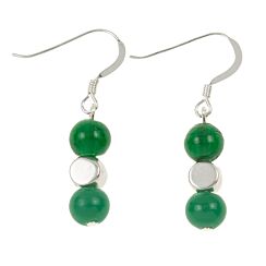 Green Medley Globe Earrings