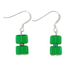 Emerald Tiles Earrings