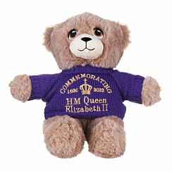 Her Majesty Queen Elizabeth II Commemorative 18cm Soft Toy Bear