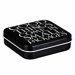 Black Toast Pocket Tin - Black