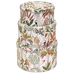 Palm Garden Set of Three Round Cake Tins