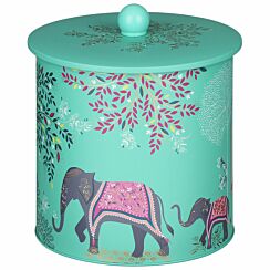 Green Elephant Oasis Biscuit Barrel