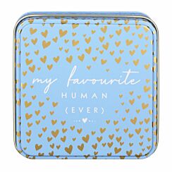 Little Gestures ‘My Favourite Human’ Small Square Tin