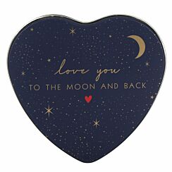 Little Gestures ‘Moon and Back’ Small Heart Tin