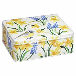 Little Daffodils Deep Rectangular Tin