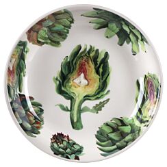 Vegetable Garden Artichoke Medium Pasta Bowl