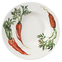 Vegetable Garden Carrots Soup Plate