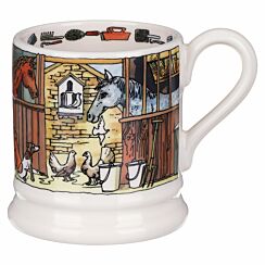 Down At The Stables Half Pint Mug