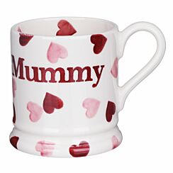 Pink Hearts Mummy Half Pint Mug