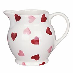 Pink Hearts Half Pint Jug