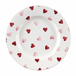 Pink Hearts 8 1/2 Inch Plate 