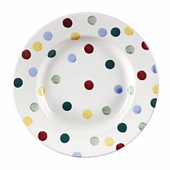 Polka Dot 8 1/2 Inch Plate