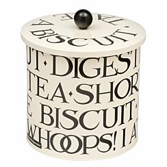 Black Toast Biscuit Barrel