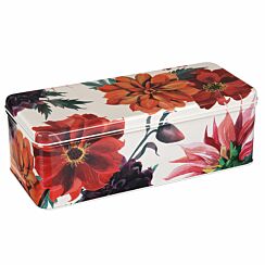 Flowers Long Deep Rectangular Tin