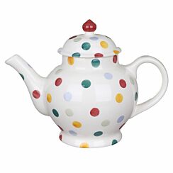 Polka Dot 4 Mug Teapot Boxed