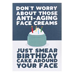 Pickled Prints ‘Face Cream’ Birthday Card