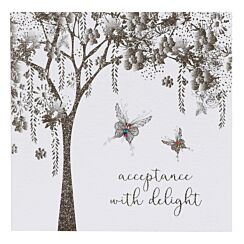 Acceptance With Delight RSVP Card