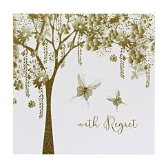 With Regret RSVP Card