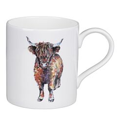 ‘Highland Cow’ Boxed Fine Bone China Mug